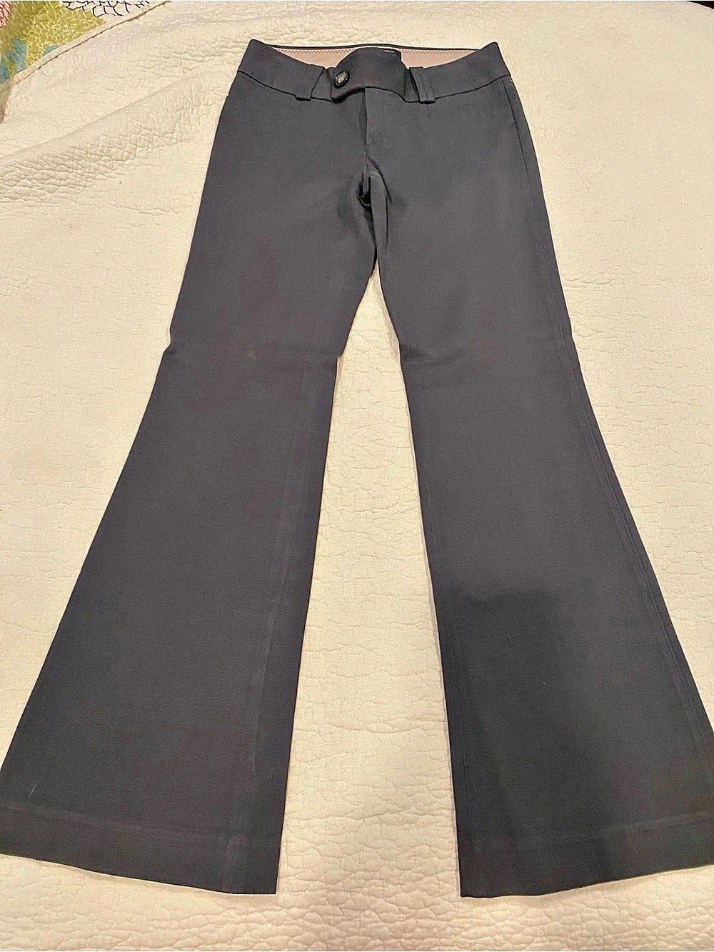 Banana Republic Trouser No. 323 Martin Fit Stretch Flare Pants Gray Size 4